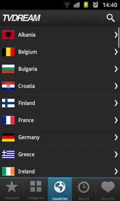 TVdream android App screenshot 1
